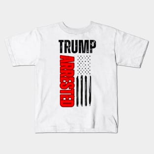 Trump Arrested Red Kids T-Shirt